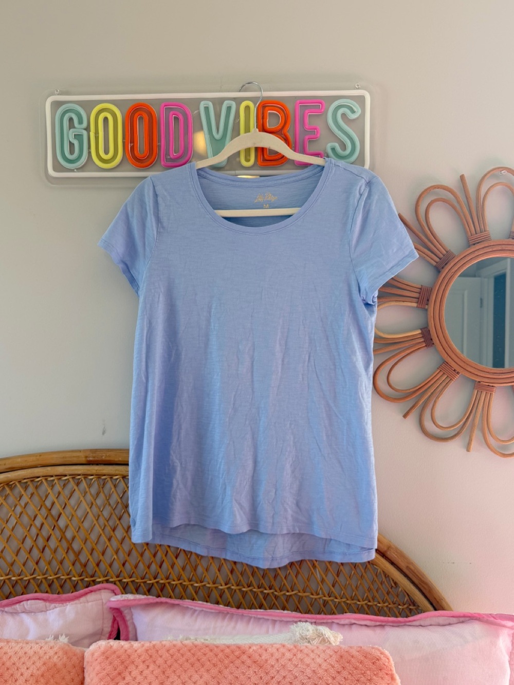 Lilly Pulitzer Light Blue Short Sleeve Tee